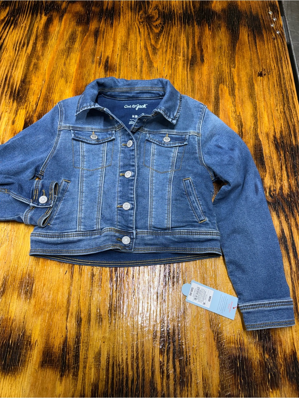 Cat & Jack Medium Blue Denim Jacket for Kids